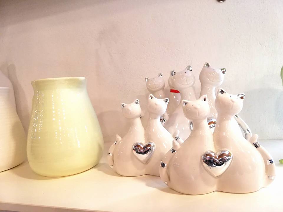 Gattini in Ceramica Idee Regalo Fioreria Bruseghini Besenello Trento